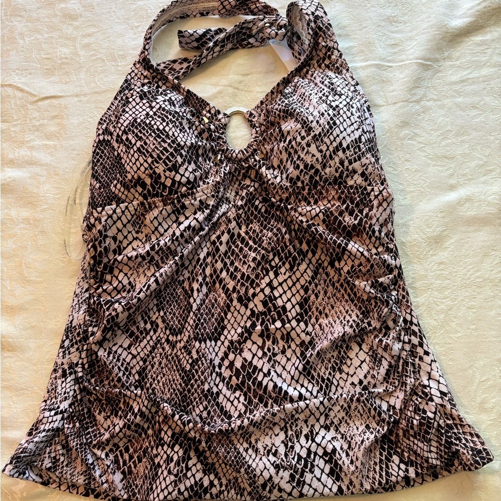 ❤️2/$15 or 3/$21❤️ NWT Calvin Klein Tankini Top, Size Small